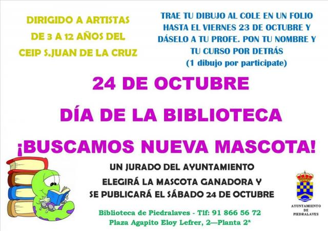 Mascota Biblioteca