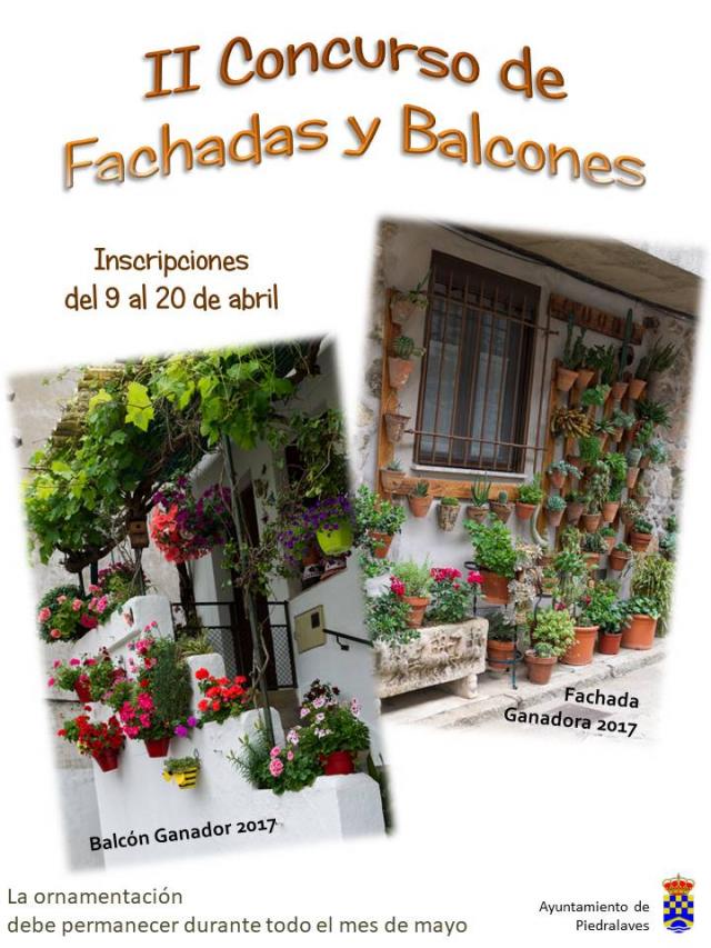 Cartel Concurso Fachadas y Balcones
