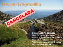 ruta cancelada serradilla