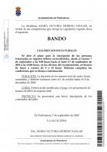 Bando Talleres Socioculturales