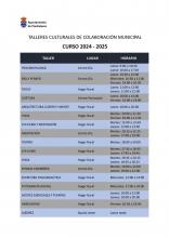 Talleres culturales
